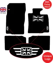 Union Jack GB Flag MINI Paceman R61 2013 - 2016 Tailored Car Mats Unique logos