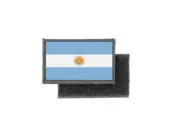 Flag patch printed badge country argentina