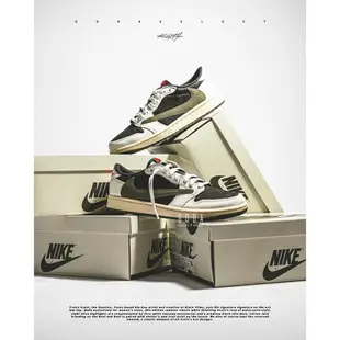 TRAVIS SCOTT X AIR JORDAN 1 LOW OLIVE 黑綠 倒鉤 男女尺寸 DZ4137-106