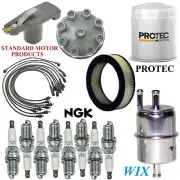 Tune Up Kit Filters Cap Wire Plugs For JEEP GRAND WAGONEER V8 5.9L 1987-1990