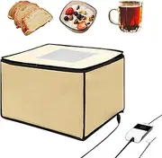 [Bourske] Bread Dough Proofing Box with Heater, NTC Sensor Temperature & Timer Control, Electric Bread Proofer, Proofing Accessories for Making Sourdough, Bread, Pizza, Yogurt, Handmade Soap,Natto