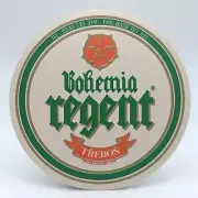 Regent Brewery Bohemia Regent Beer Coaster-Trebon Czech Republic-R443