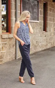 Drawstring Easy Pant--JAG-JWS153038