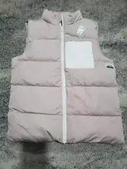 Cat & Jack Kids Puffer Vest Jacket Beige/Ivory Size XL 14/16 NWOT