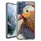 For Samsung Galaxy S20 S21 S23 S24 FE 5g TPU Case+Glass(Mandarin Duck)