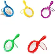 OATIPHO 5Pcs Handheld Magnifying for Educational Magnifier for Science Experiments Magnifying Multicolor