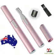 Portable Women Lady Face Hair Electric Eyebrow Trimmer Shaver Remover Razor Set
