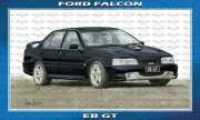 Ford Falcon EB GT Sedan BLACK flag/banner 150cm x 90cm NEW