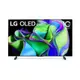 【結帳再x折】【含標準安裝】【LG 樂金】42型 OLED evo C3極緻系列 4K AI 物聯網智慧電視 OLED42C3PSA (W3K9)