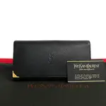 YVES SAINT LAURENT VINTAGE LEATHER LONG WALLET A243641802