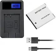 High Power Battery + USB LCD Charger for Sony NP-BN1,DSC-W610,W650,W690,W710,W730,W800,W810,W830