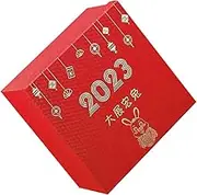 Cabilock Box Red Stocking Stuffers New Year Party Cookies Cookie Wedding Decor Christmas Decor Wedding Party Supplies Decor for Home Candy Storage Case Paper Biscuit Souvenir