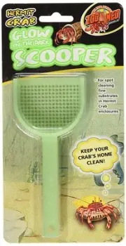 Zoo Med Hermit Crab Sifter Glow In The Dark Scooper Plastic Shovel Clean Sift