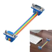 Straight DB9 RS232 Serial Extension Cable Male to Female for Peripherals Devices