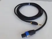 6 FT SPEAK-ON to Dual Banana 2 Conductor/ 12 AWG Pro Audio Speaker Cable