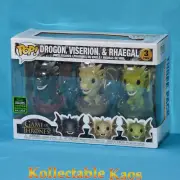 ECCC 2020 - Game of Thrones - Drogon, Viserion & Rhaegal in Eggs Pop! 3-Pack(RS)