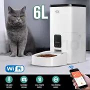 Petscene 6L Automatic Pet Feeder Wi-Fi Enabled Smart Dog Cat Feeder with App