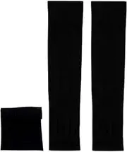 [Generic] UV Arm Sleeves for Women | Outdoor Sunscreen Protector,Half-Finger UV Cooling Sun Protection Arm Sleeves, for Sports, Cycling, Golf