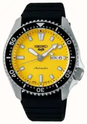 SEIKO 5 Sport SRPL87K1 Automatic SKX Redux Yellow Rubber Ｗatch