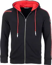 Top Gun Rallye, zip hoodie , color: Black , size: 3XL