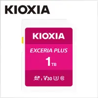 在飛比找PChome24h購物優惠-KIOXIA EXCERIA PLUS 1TB UHS-I 