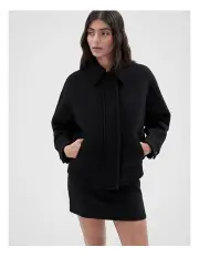 [Unison] Collared Oversized Jacket