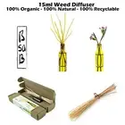 100% Organic Natural Weed Reed Diffuser with 100% Essential Oil - 2 to 3 weeks