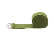 D-Ring Yoga Strap,Green