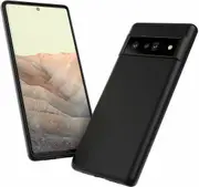 For Google Pixel 6A Case Silicone TPU Shockproof Soft Cover Screen Protector