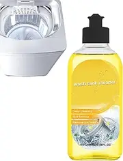 Washing Machine Cleaning Liquid, Washer Cleaner Liquid, Eco-Friendly, Deep Cleaning Washing Machine Cleaning Liquid For Front Loader Washer