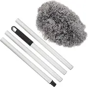 LOEFLIFA Ceiling Fan Duster with Extendable Pole Durable Cobweb Remover for High Ceilings and Hard to Reach Areas Lightweight Cleaning Tool for Efficient Dusting