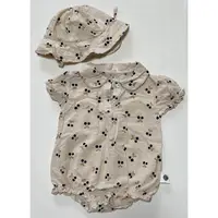 在飛比找蝦皮購物優惠-二手拍賣✨寶寶短袖連身衣 附帽子 女寶/嬰幼兒