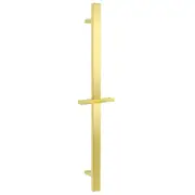 Brushed Gold Fully Metal Made Wall Mount Sliding Holder Rail For Handheld Shower