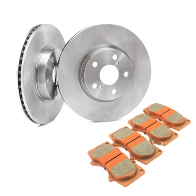 Front Brake Pads + Disc Rotors for Toyota Hilux KUN25 KUN26 GGN25 - DB1739 297mm (for: Toyota)