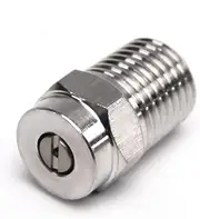 1pcs 25 Degree 1.2mm Orifice Diameter 304 Stainless Steel Pressure Washer Nozzle 1/4NPT Thread Spray Tip Replacement for Surface Cleaner Water Broom Undearriage Cleaner