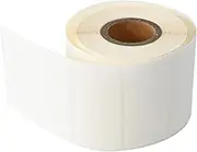 L LIKED 500 Stickers 2" x 1" White Dissolvable Food Labels for Containers -500 Labels/Roll