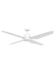 Aria 132cm DC Fan with Light in White