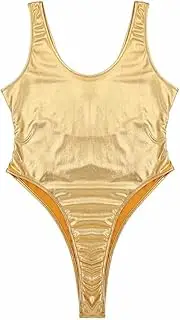 [GRRKDFQ] Women's Nightwear, Lingerie & Underwear Sleeveless High-Cut Swimsuit