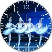 Ballet Swan Lake Frameless Borderless Wall Clock Nice For Gifts or Decor Y11