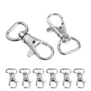 30pcs Metal Swivel Clasps Lanyard Snap Hook Lobster Claw Clasp Jewelry Findin...