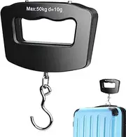 [Generic] Luggage Weight Scale with Hook, 110lb/50kg Luggage Weight Scale Backlit LCD Display Digital Fish Scale, Smart Scale Battery Powered Suitcase Scale for Fishing Travel Post