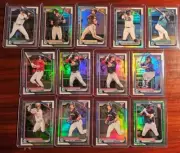 2024 Bowman Draft Chrome Refractor Lot Dylan Crews, Walker Jenkins, Ethan Salas