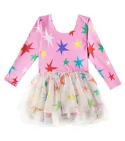 [Stella McCartney Kids] Stella McCartney Kids Printed dress Y 3 purple