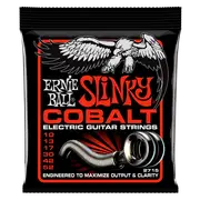 Ernie Ball Skinny Top Heavy Bottom Slinky Cobalt Electric Guitar Strings, 10-52 Gauge