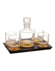 [TEMPA] Enzo Gold Whisky Set 6 Pieces in Clear