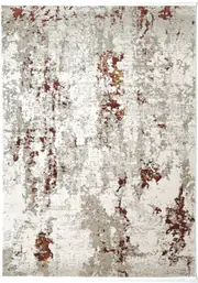Cordelia Vidlak Abstract Beige & Terracotta Rug