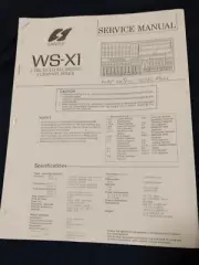 Sansui WS-X1 6 TRK Recording Mixer Service Manual Photocopy