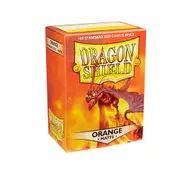 Dragon Shield - Standard Matte Orange Sleeves 100 pack