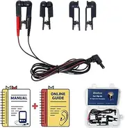 TENS Ear Clips for Vagus Nerve Stimulation, Dual Silicone Electrodes