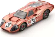 1967 Ford GT40 MK IV NO.3 24H Le Mans M. ANDRETTI - L. BIANCHI in 1:18 scale